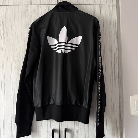 Adidas Originals Faux Leather Track Jacket - Picture 3 of 4